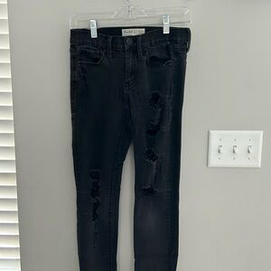 Mudd Black Distressed Skinny Jeans